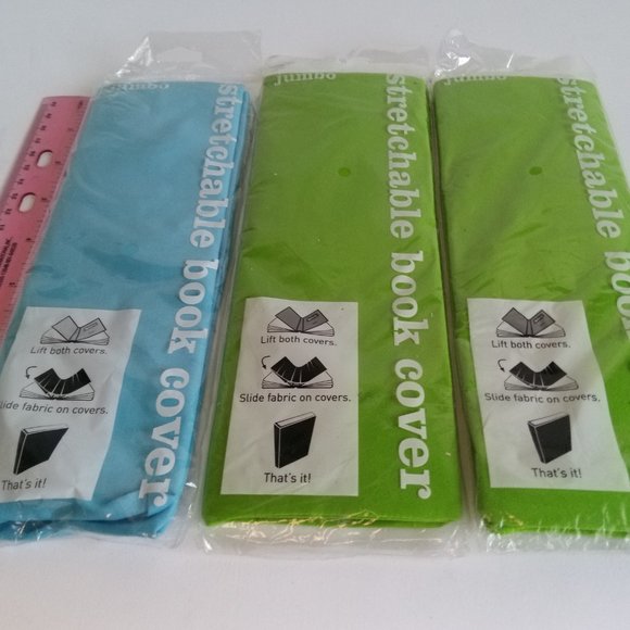 Jumbo Polyester Stretchable/Washable Nylon and Polyester Book Covers - NEW - Picture 2 of 5